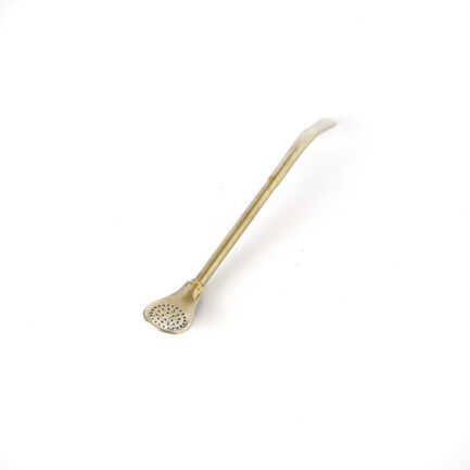 Bombilla de Alpaca 8mm Clásica Pico de Loro Cucharita