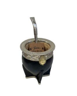Combo Imperial con Base de Metal, Nombre, Escudo Grande y Bombilla