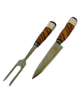 Juego de Cuchillo y Trinche Artesanal Regional