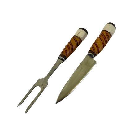 Juego de Cuchillo y Trinche Artesanal Regional
