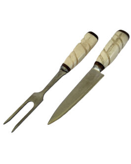 Juego de Cuchillo y Trinche Artesanal Regional