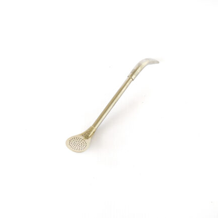 Bombillón de Alpaca 8mm Pico de Loro Liso